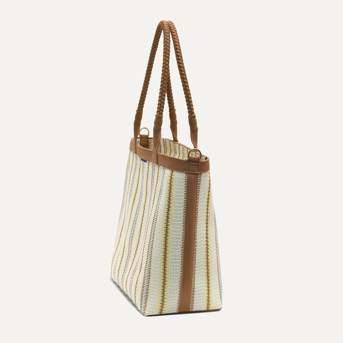 The Lightweight Zipper Tote in Sunbeam Market Stripe | Rothys Bags