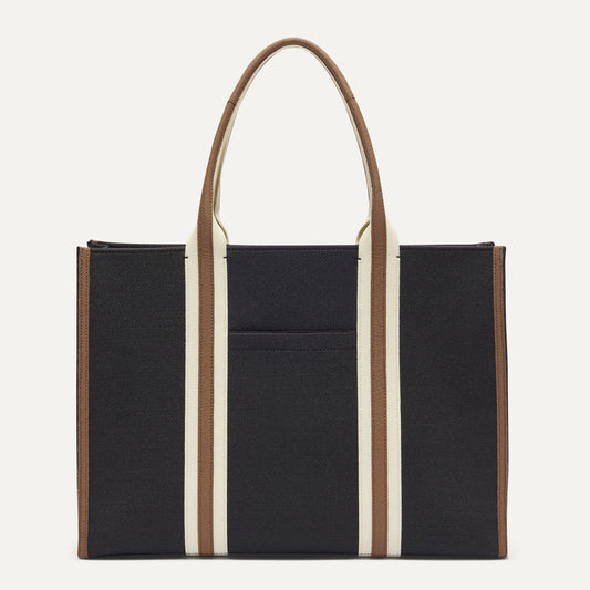 The Classic Tote in Black Coffee | Rothys Bags