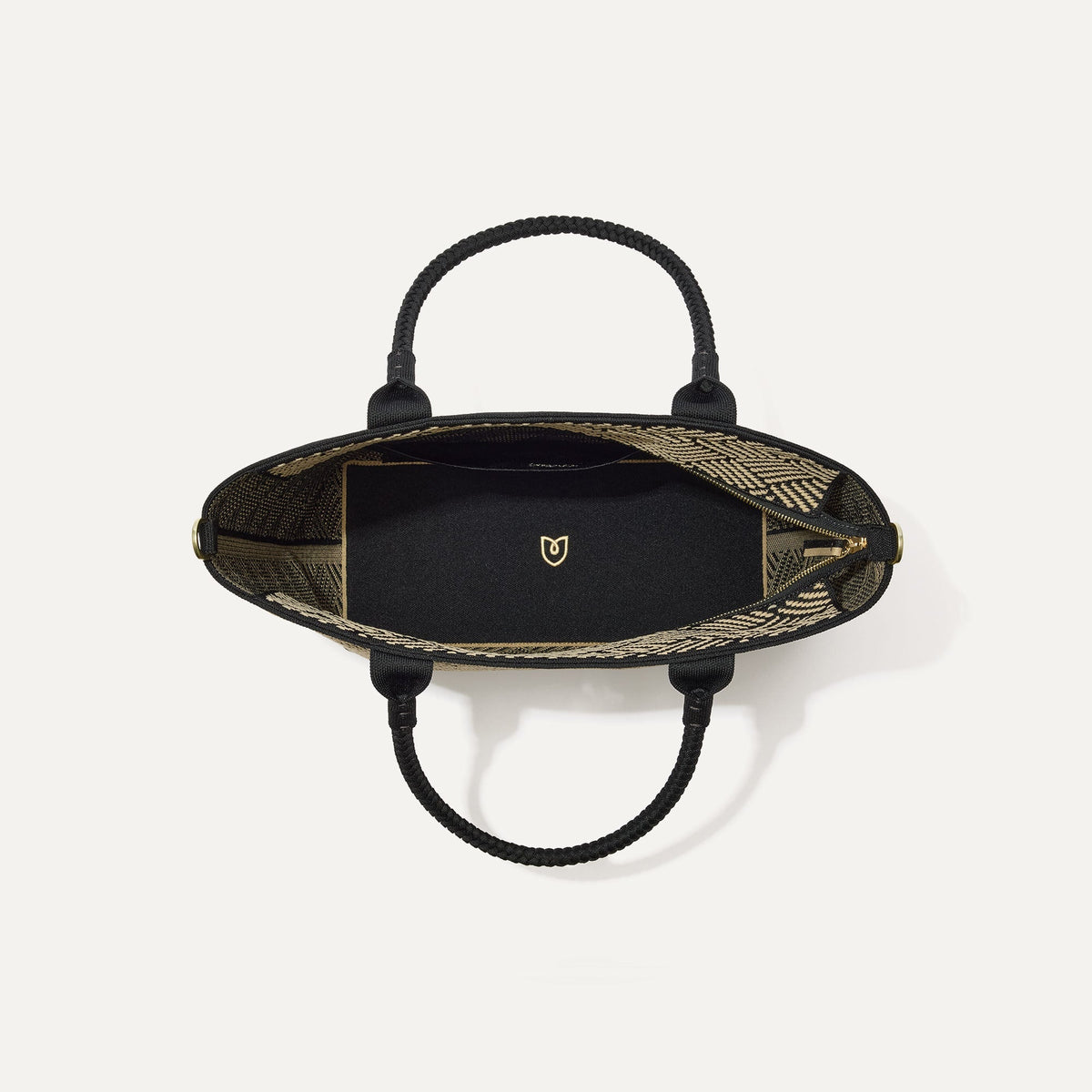 The Lightweight Zipper Tote in Polar Zig Zag | Rothys Bags