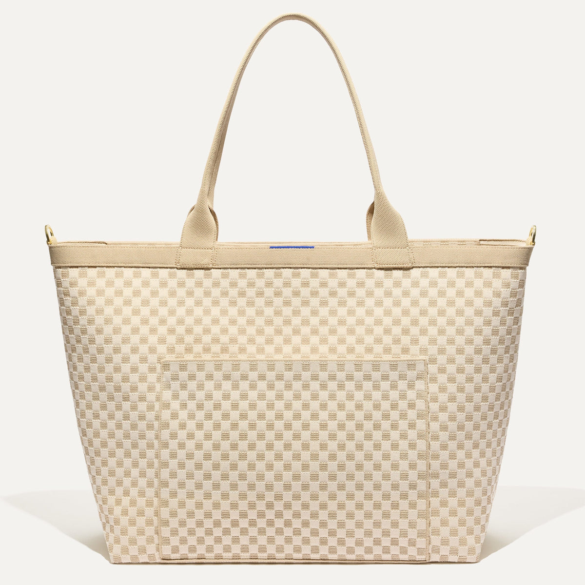 The Zip Travel Tote in Parchment Basketweave | Rothys Bags