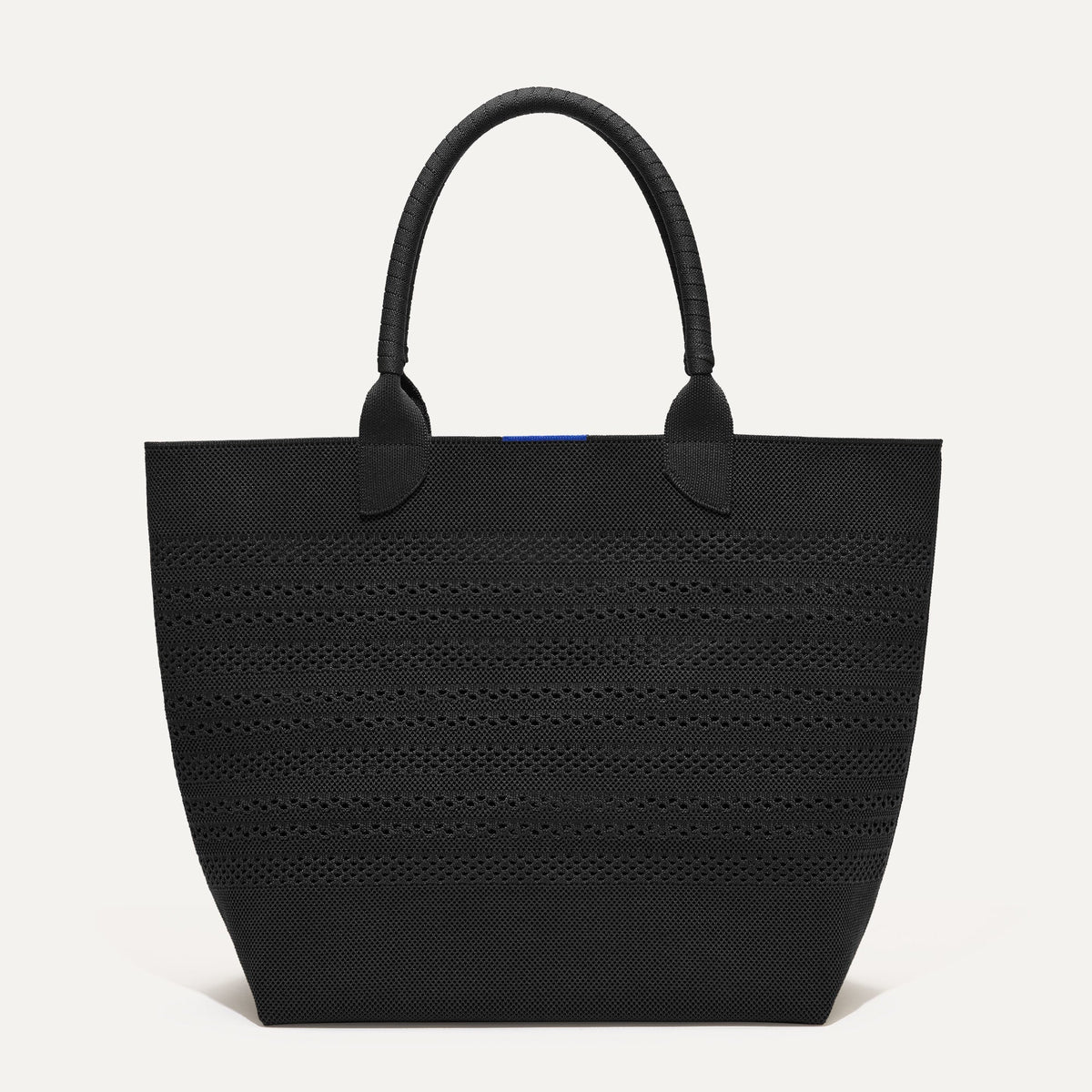 The Lightweight Tote in Black Crochet | Rothys Bags