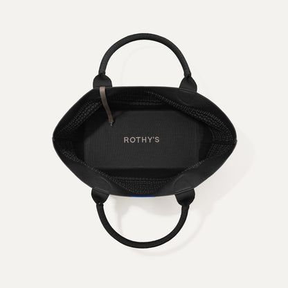 The Lightweight Tote in Black Crochet | Rothys Bags