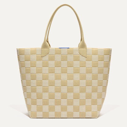 The Lightweight Tote in Checker Sand | Rothys Bags