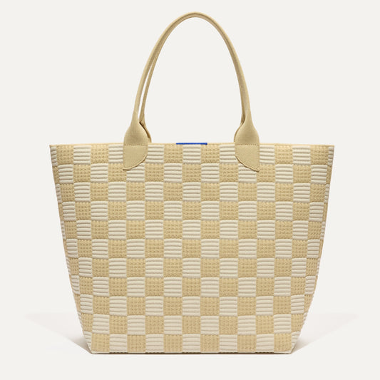 The Lightweight Tote in Checker Sand | Rothys Bags