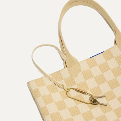 The Lightweight Tote in Checker Sand | Rothys Bags