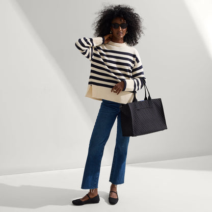 The Classic Tote in Black Sand | Rothys Bags