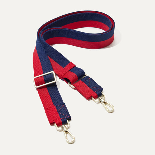 Crossbody Strap in Navy and Red | Rothys Bags