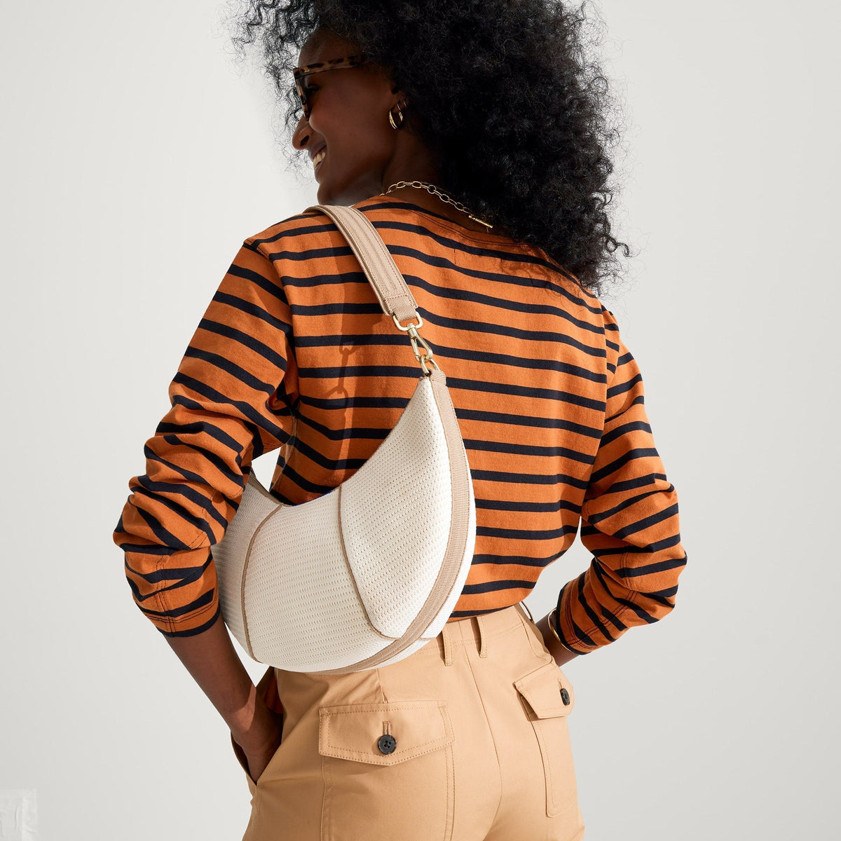 The Crescent Bag in Celestine | Rothys Bags