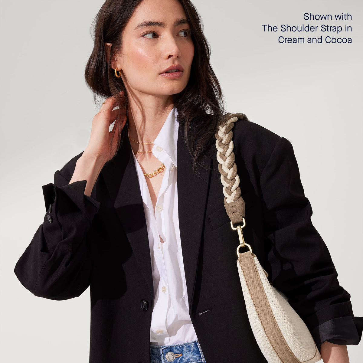 The Crescent Bag in Celestine | Rothys Bags