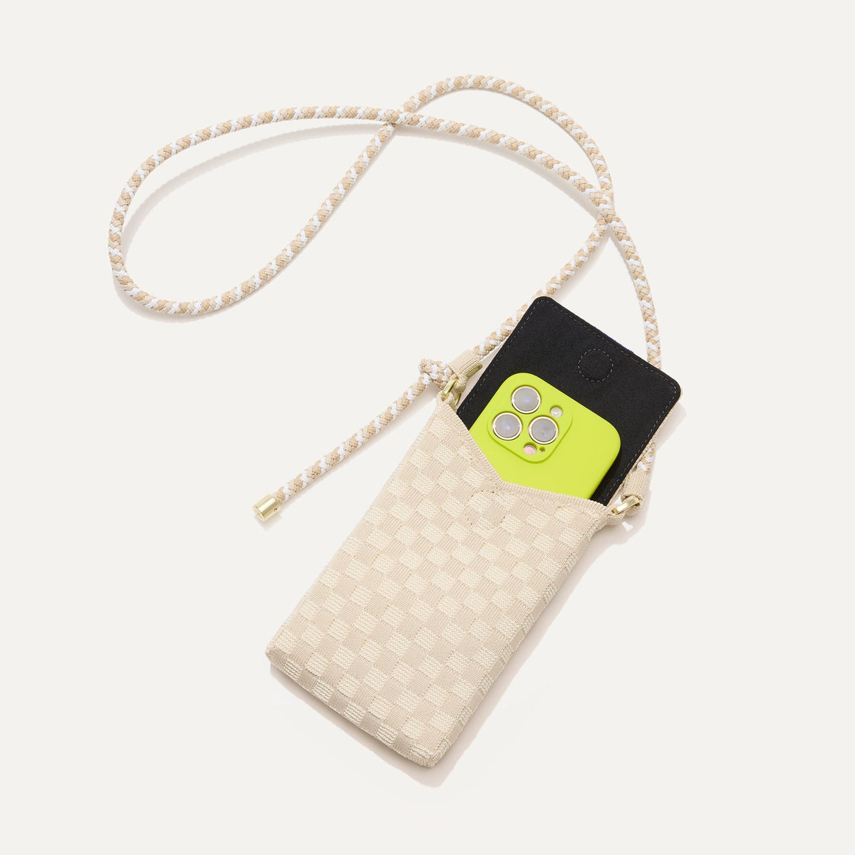 The Phone Crossbody in White Sand | Rothys Bags