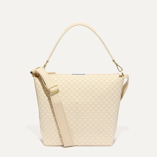 The Mini Zip Bucket in White Sand | Rothys Bags