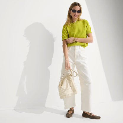 The Mini Zip Bucket in White Sand | Rothys Bags