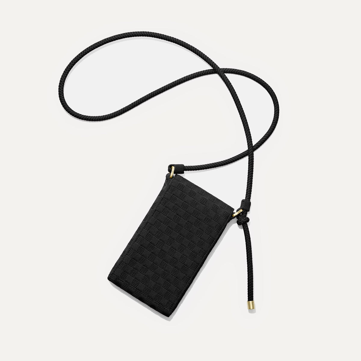 The Phone Crossbody in Black Sand | Rothys Bags