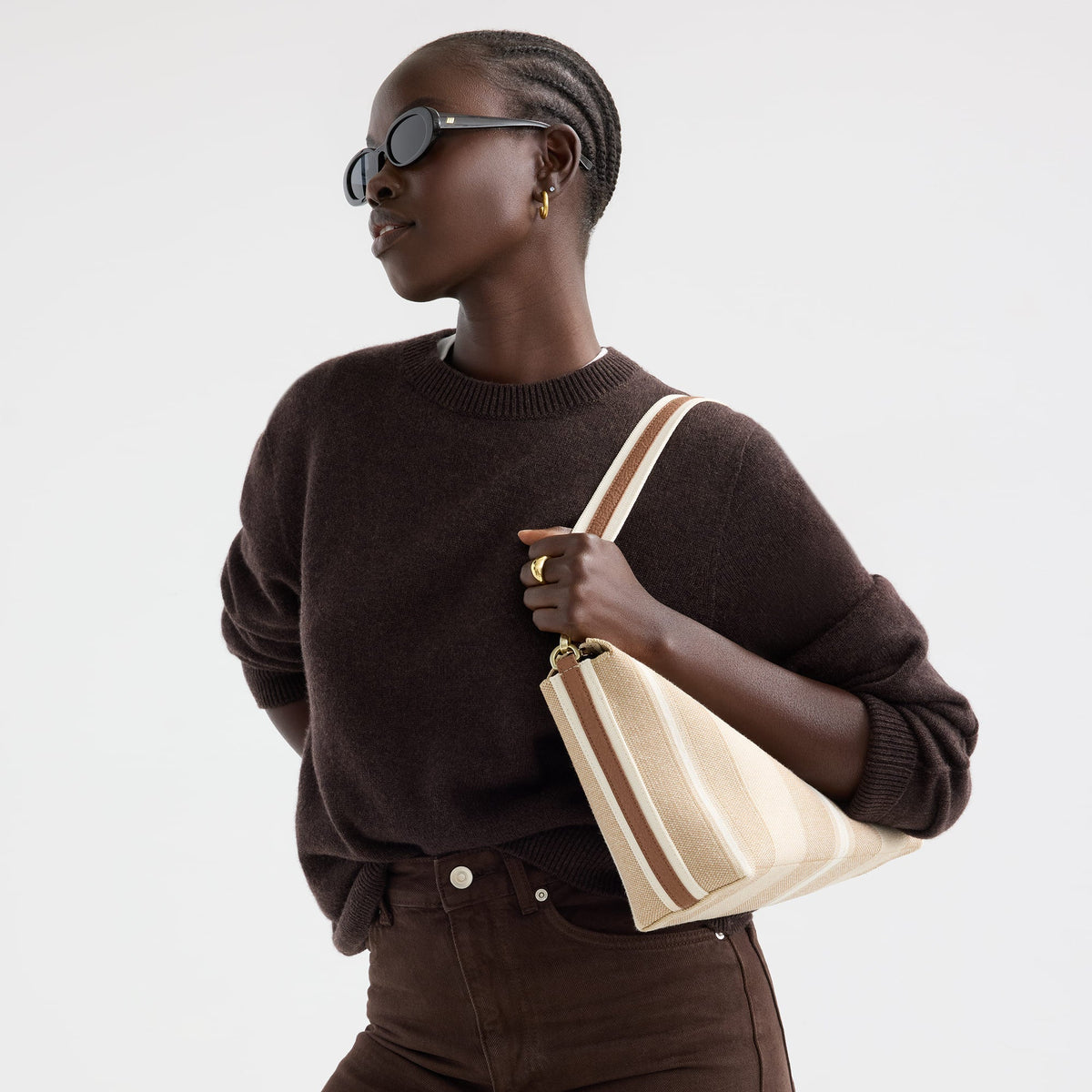 The Daily Crossbody in Oat Latte | Rothys Bags