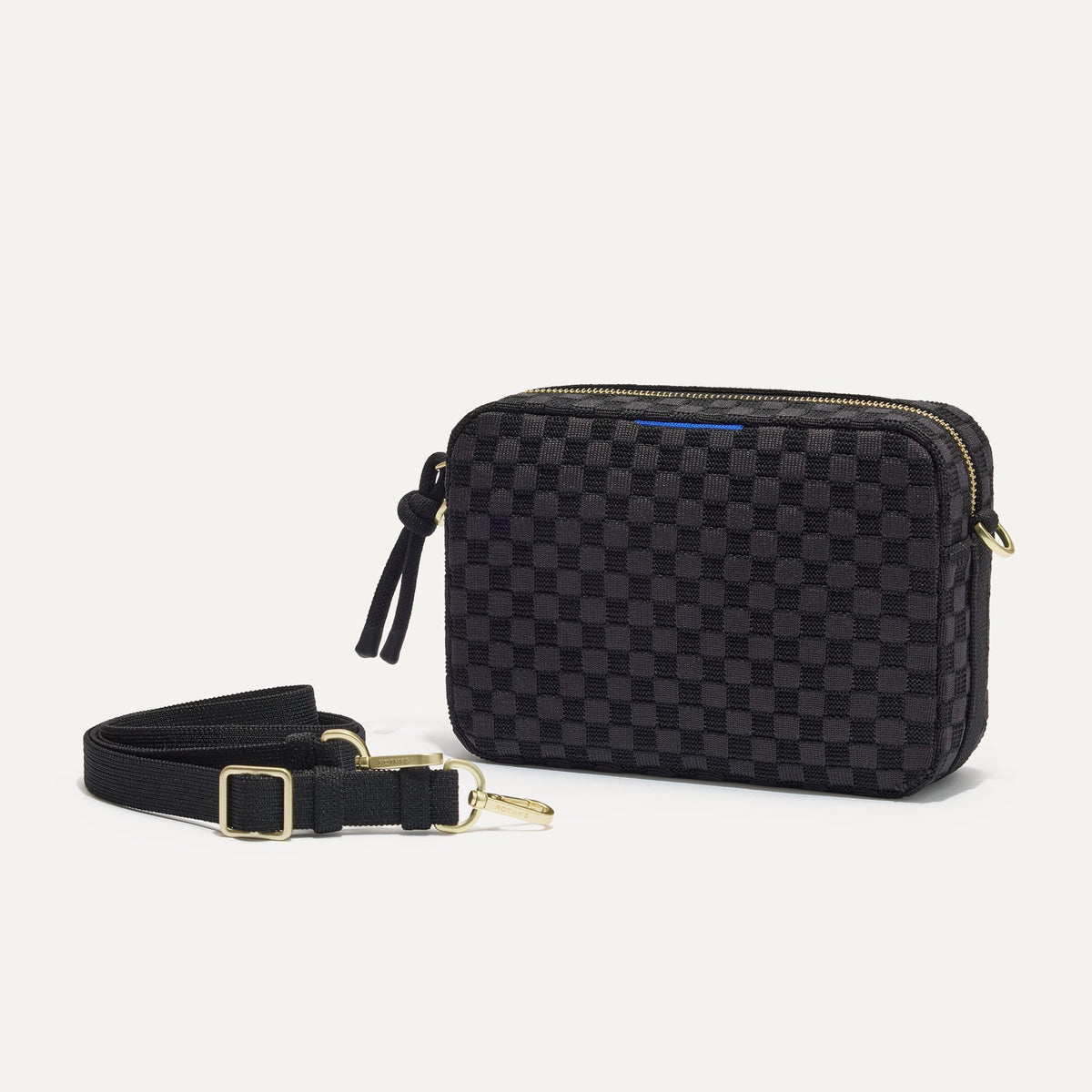 The Crossbody Camera Bag in Black Sand | Rothys Bags