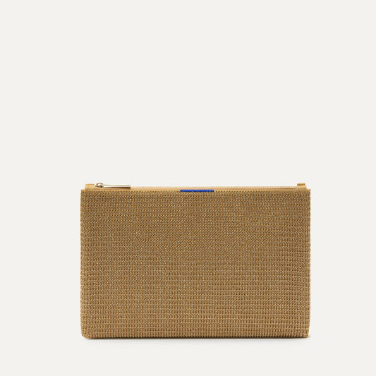 The Convertible Clutch in Glitzy Gold | Rothys Bags