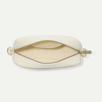 The Crossbody Camera Bag in Cream Twist Open-Knit | Rothys Bags