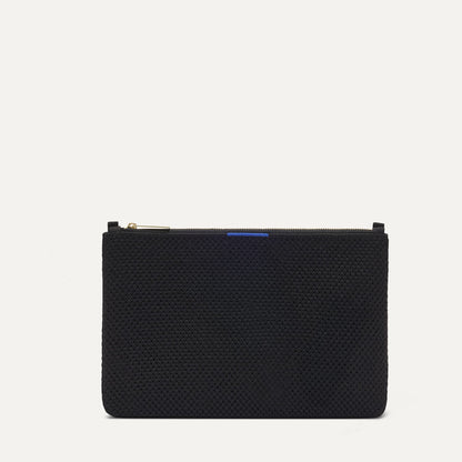 The Convertible Clutch in Black Espresso Open-Knit | Rothys Bags