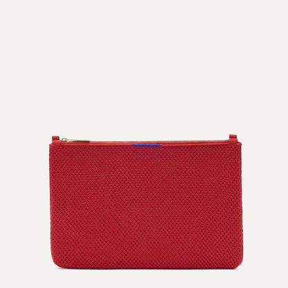 The Convertible Clutch in Scarlet Open-Knit | Rothys Bags