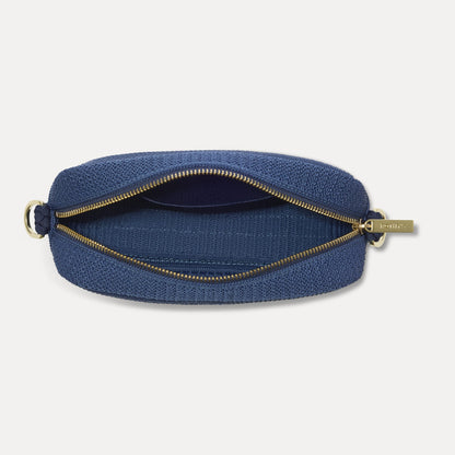 The Crossbody Camera Bag in Lagoon Open-Knit | Rothys Bags