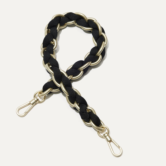 The Shoulder Strap in Black Chain | Rothys Bags