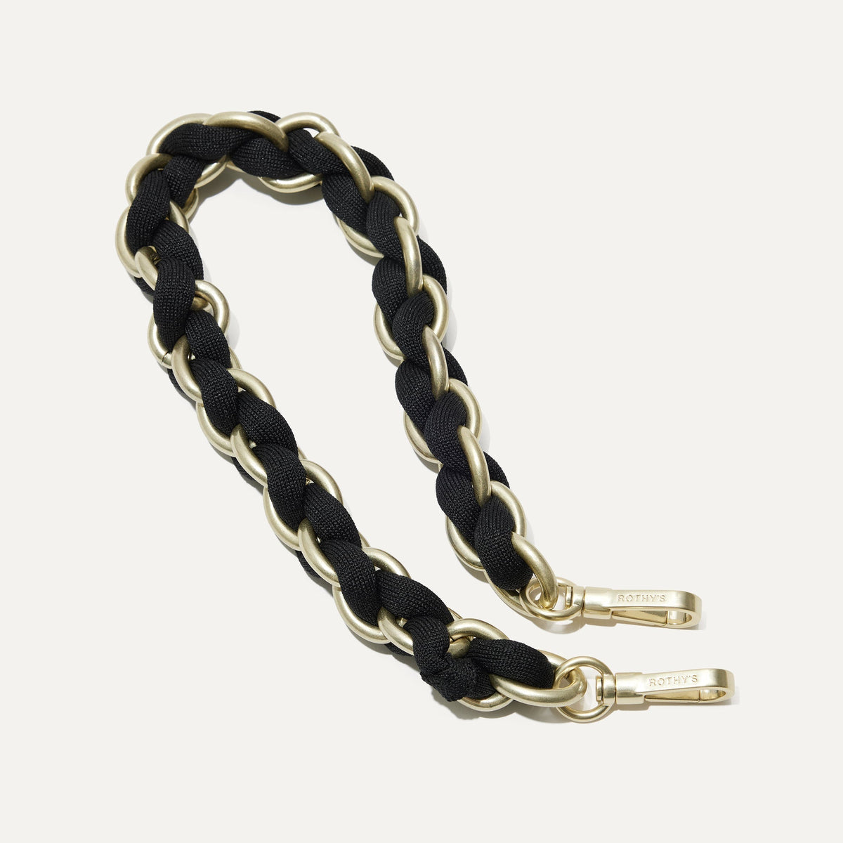 The Shoulder Strap in Black Chain | Rothys Bags