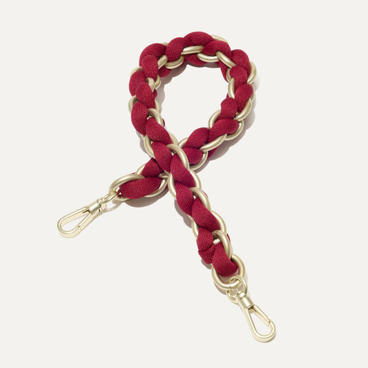 The Shoulder Strap in Cranberry Chain | Rothys Bags