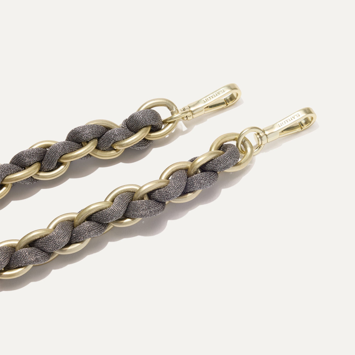The Shoulder Strap in Golden Silver Chain | Rothys Bags