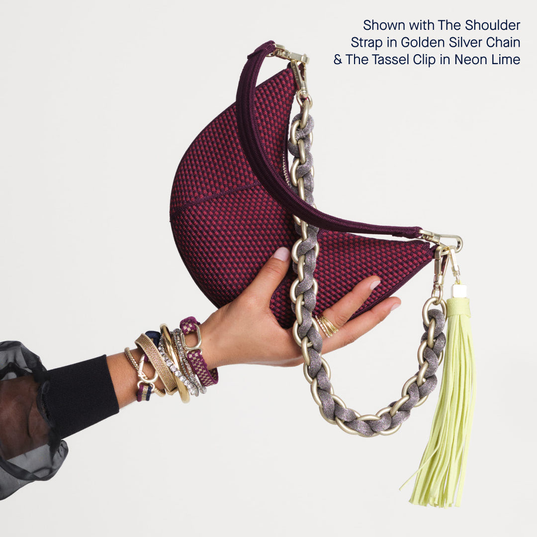 The Mini Crescent Bag in Beet | Rothys Bags