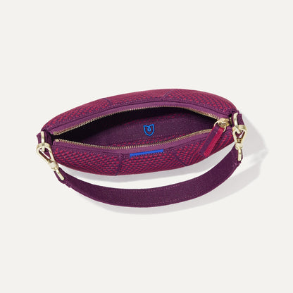 The Mini Crescent Bag in Beet | Rothys Bags