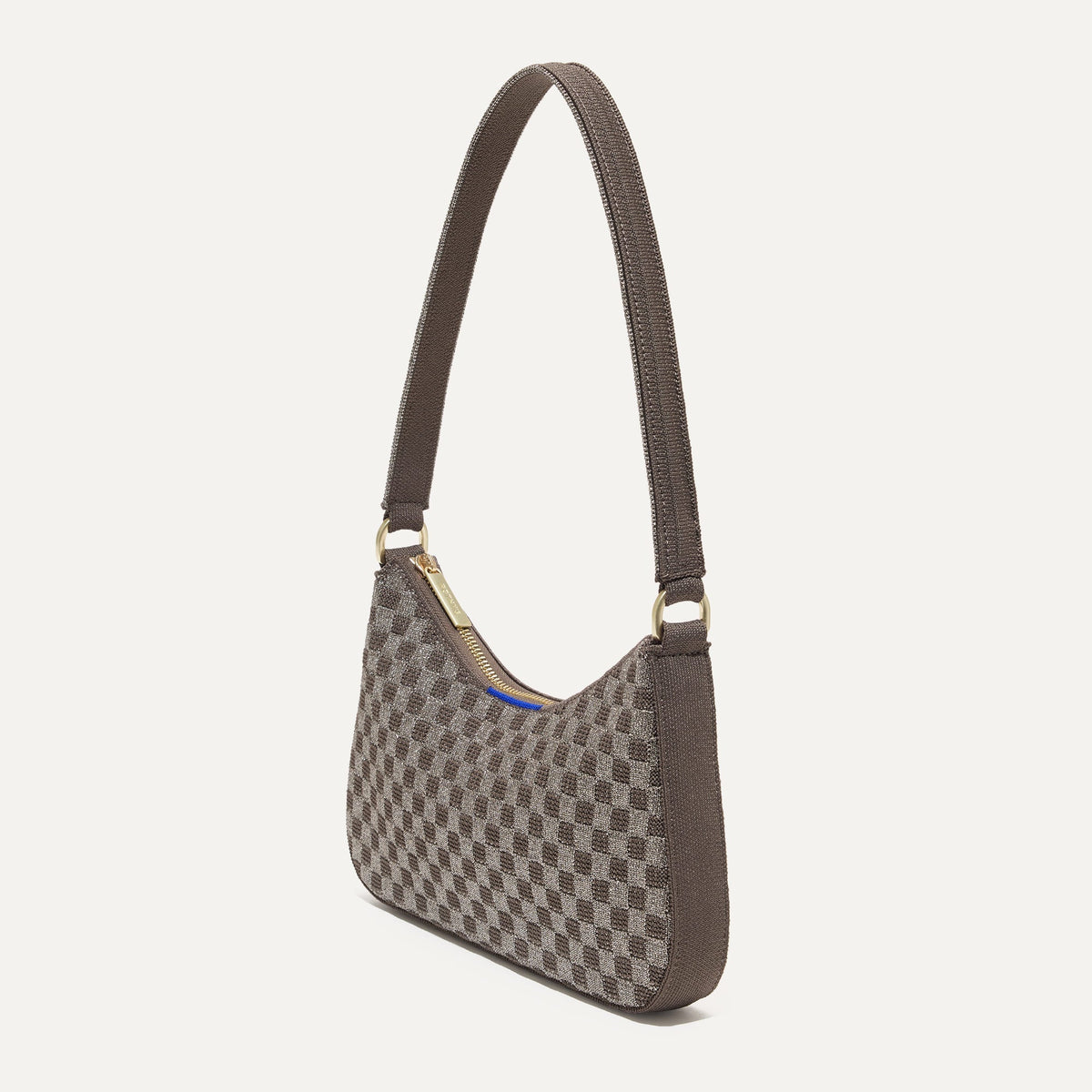 The Mini Shoulder Bag in Light Pewter | Rothys Bags