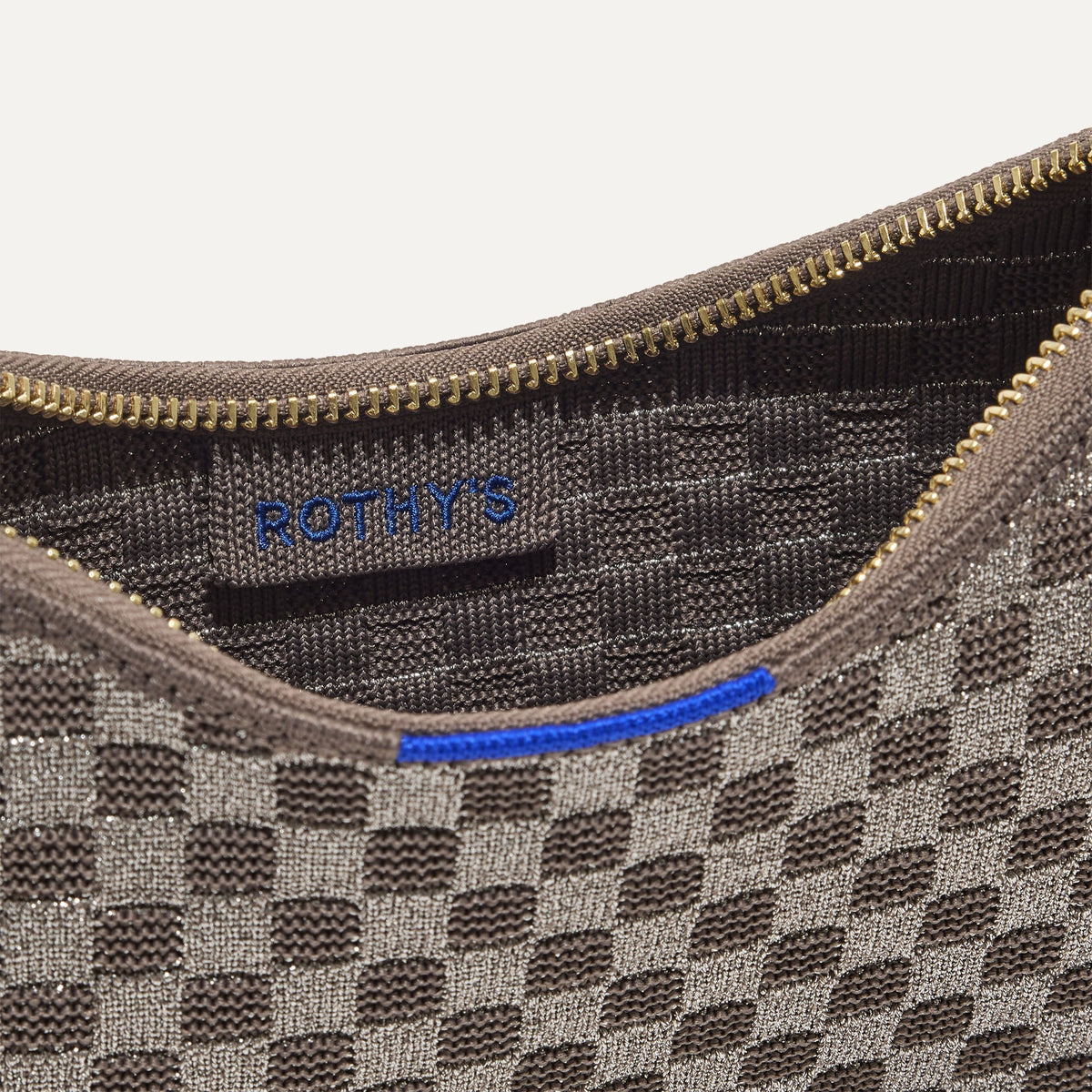 The Mini Shoulder Bag in Light Pewter | Rothys Bags