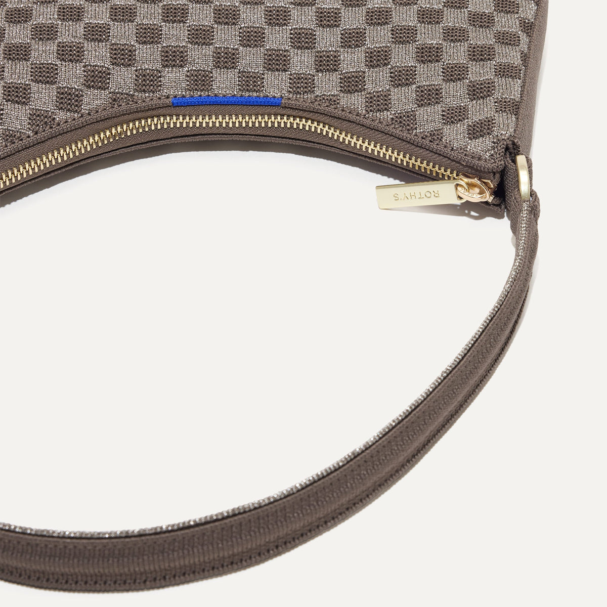 The Mini Shoulder Bag in Light Pewter | Rothys Bags