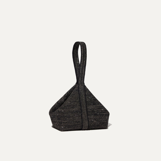 The Party Pouch in Onyx Sparkle | Rothys Bags