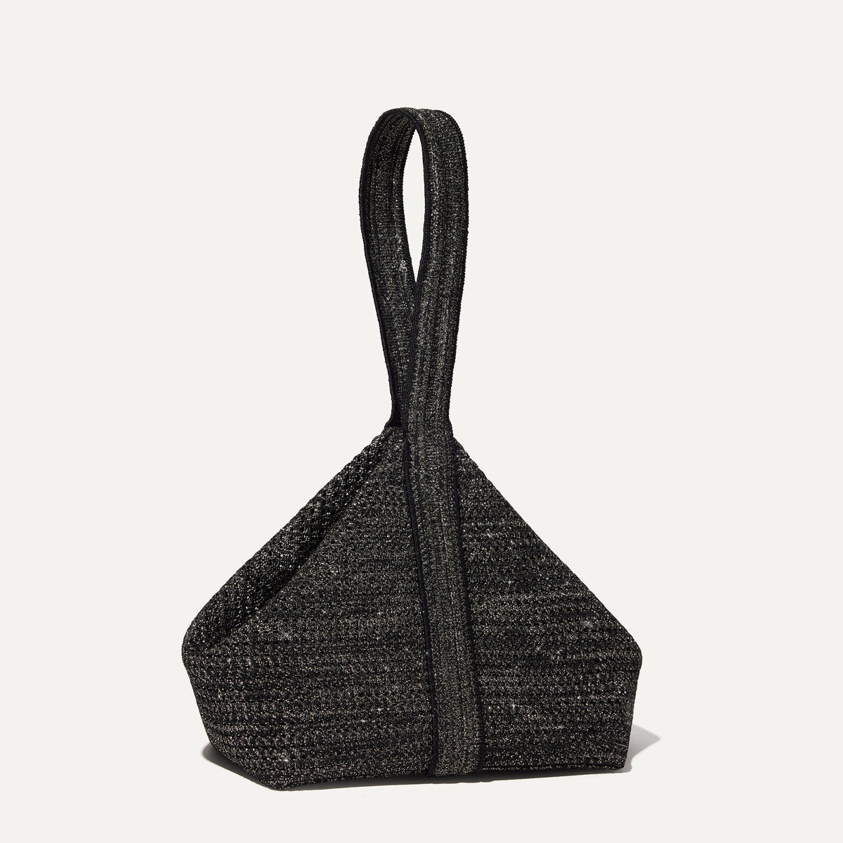 The Party Pouch in Onyx Sparkle | Rothys Bags