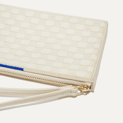 Wallet Wristlet in Vanilla Basketweave | Rothys Bags
