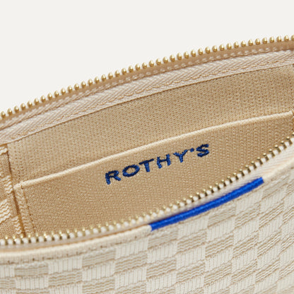 Wallet Wristlet in Vanilla Basketweave | Rothys Bags
