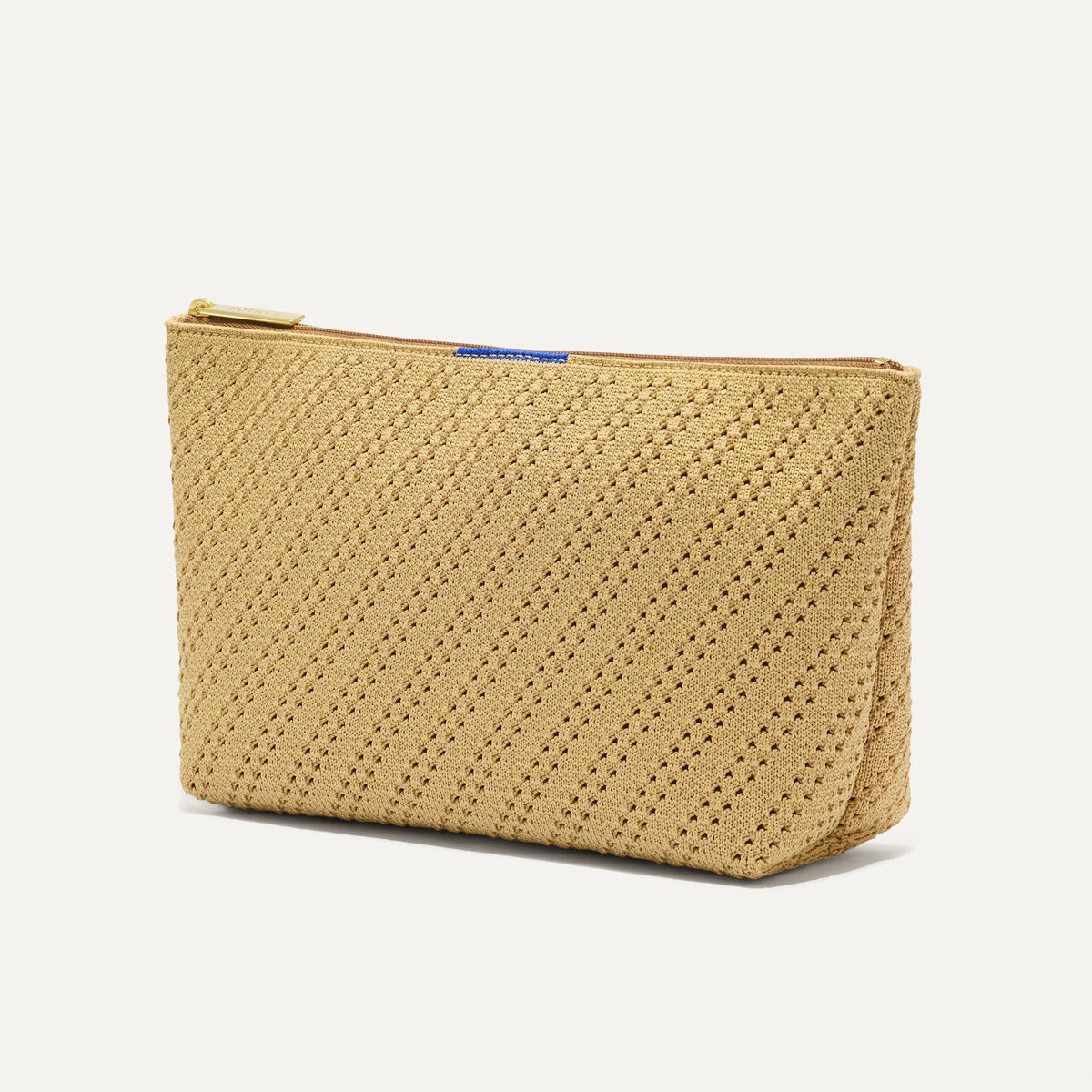The Travel Pouch Set in Brown Butter Crochet | Rothys Bags