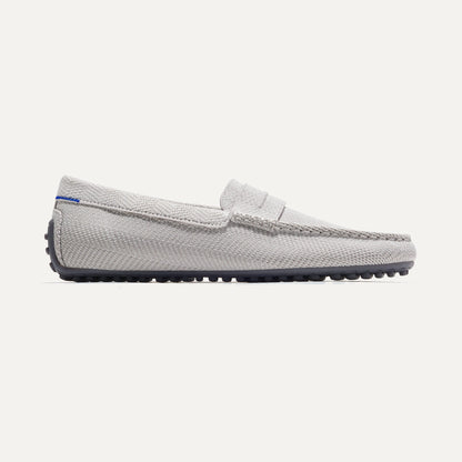 The Driving Loafer in Light Grey Herringbone for Men | Rothys Men