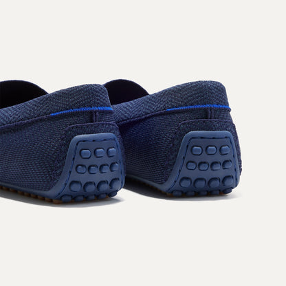 The Driving Loafer in Navy Herringbone for Men | Rothys Men