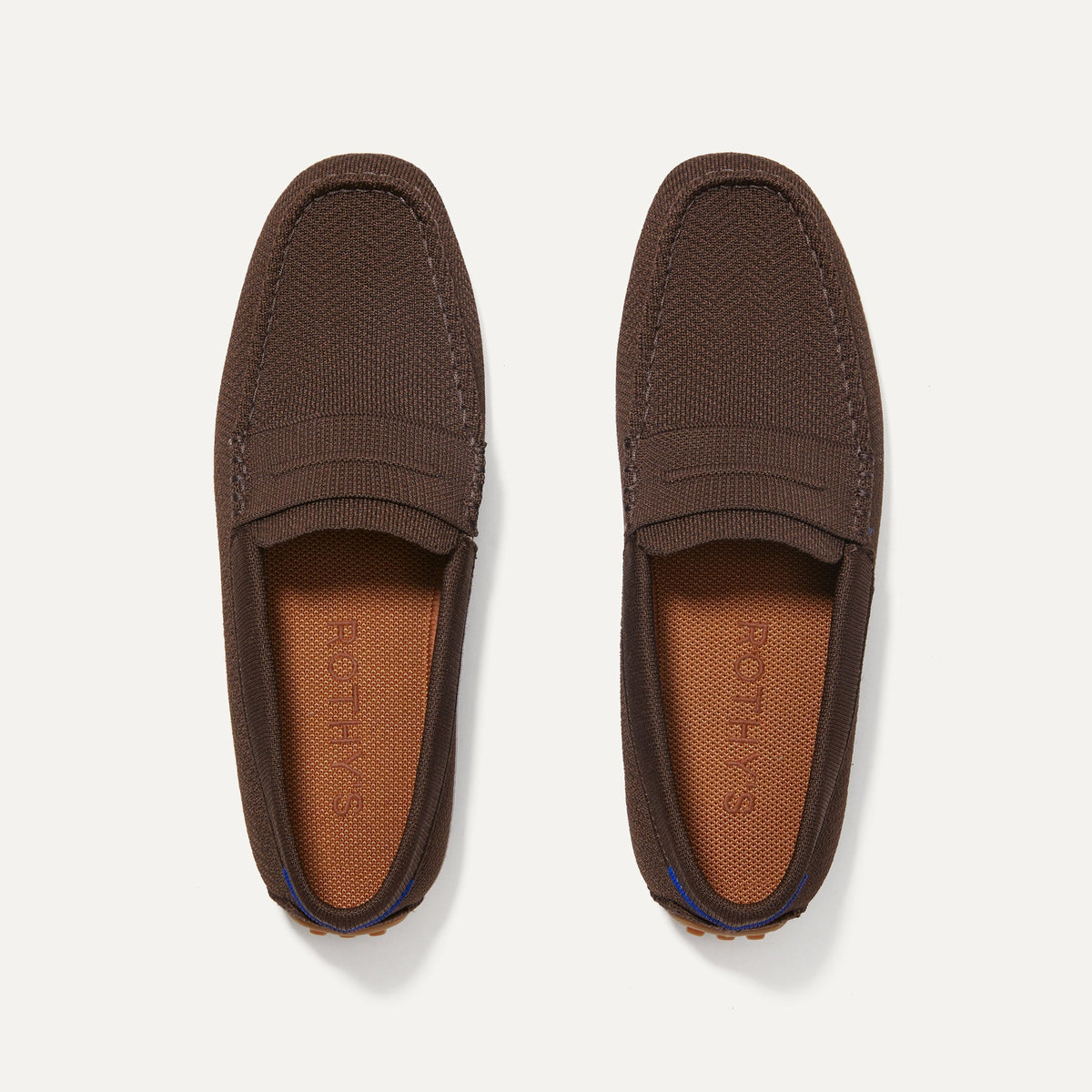 The Driving Loafer in Brown Herringbone for Men | Rothys Men