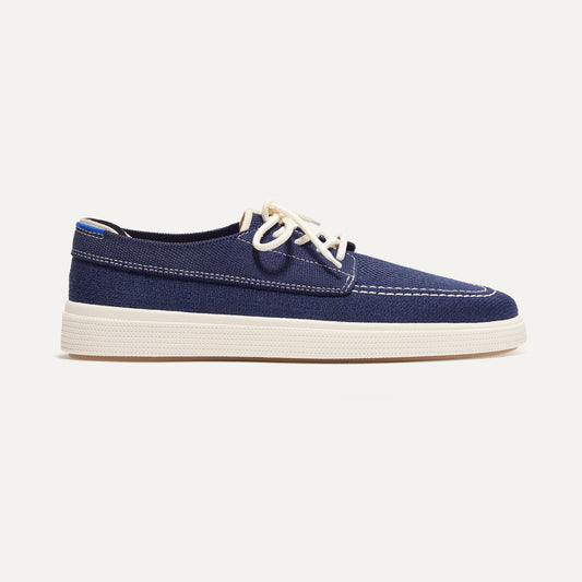 The Ravello Boat Shoe in Nautical Navy | Rothys Men