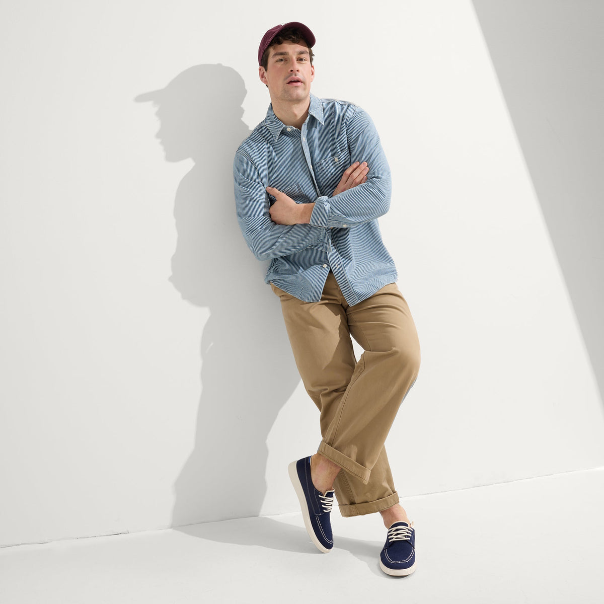 The Ravello Boat Shoe in Nautical Navy | Rothys Men