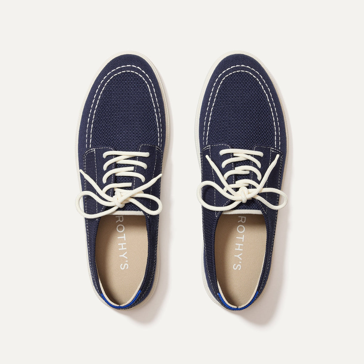 The Ravello Boat Shoe in Nautical Navy | Rothys Men