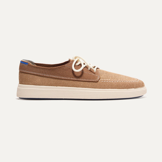 The Ravello Boat Shoe in Nautical Brown | Rothys Men