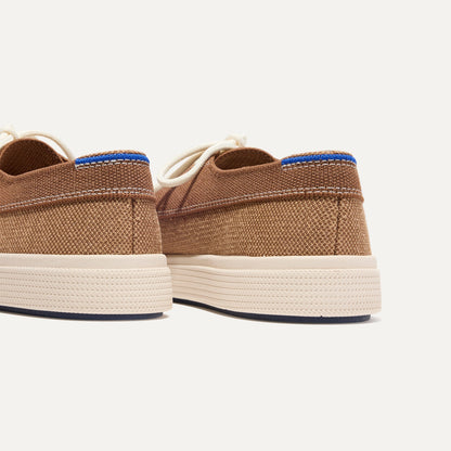 The Ravello Boat Shoe in Nautical Brown | Rothys Men
