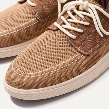 The Ravello Boat Shoe in Nautical Brown | Rothys Men