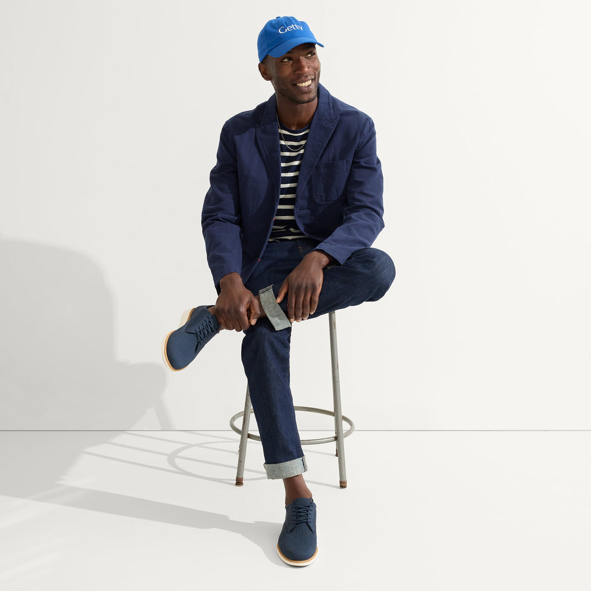 The Oxford in Night Navy | Rothys Men