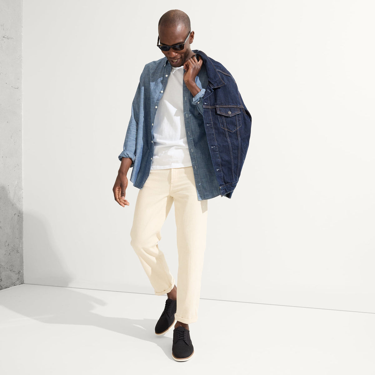 The Oxford in Black | Rothys Men