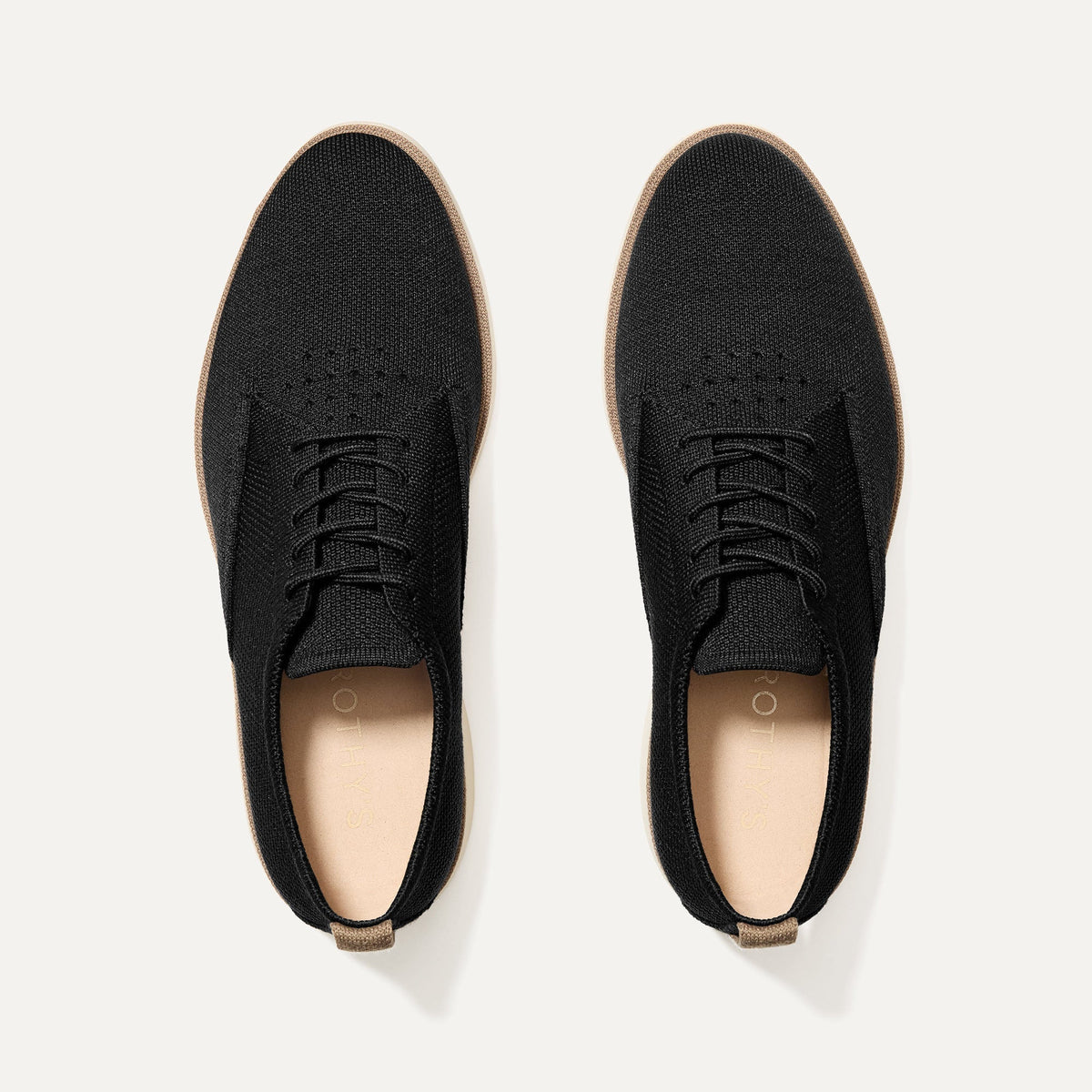 The Oxford in Black | Rothys Men